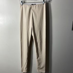 Saints Faux Leather Leggings NWOT